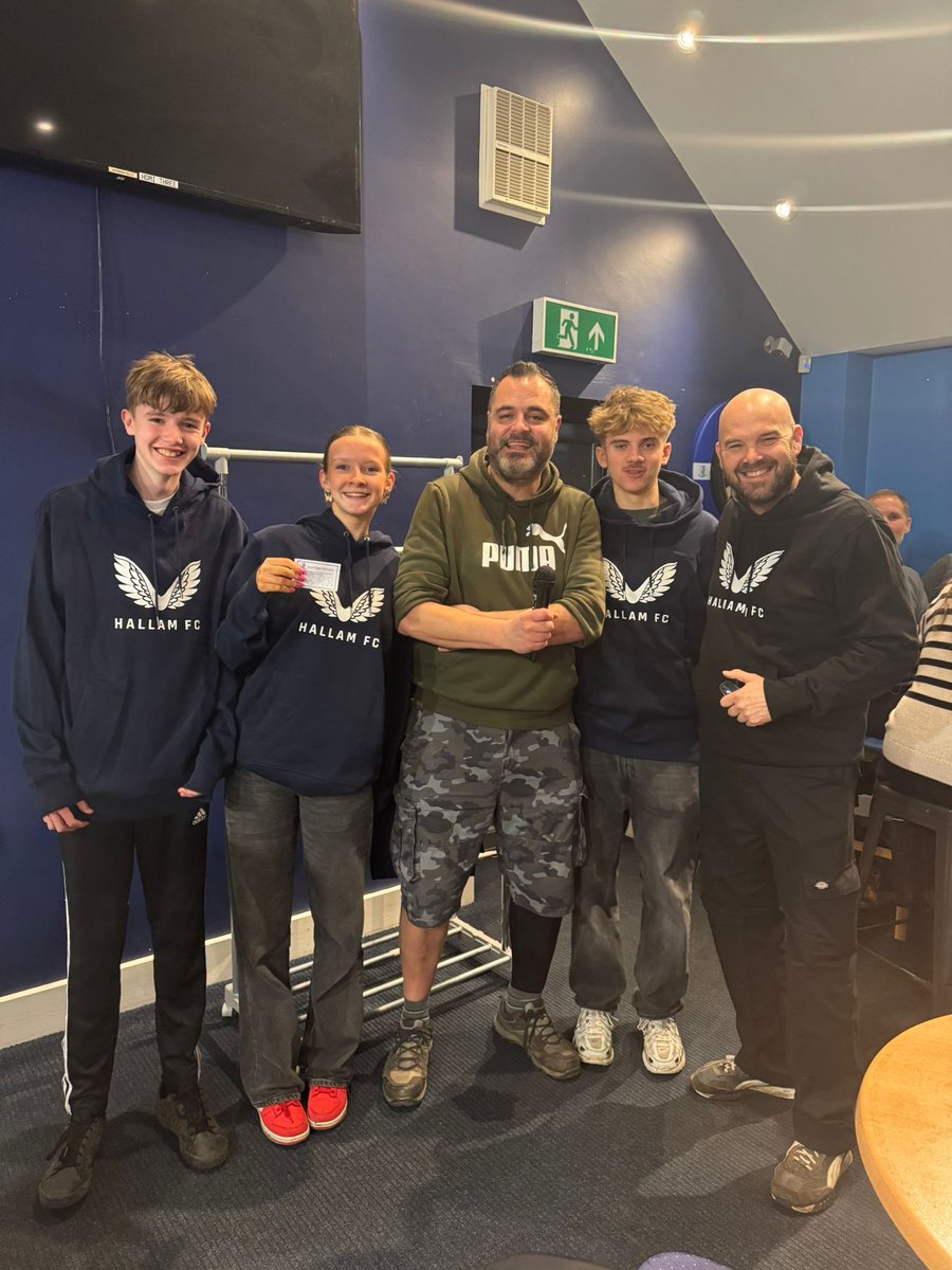 Your February quiz winners! 🙌🏻 

Thank you to everyone who came last night for another great night in the 1860 Bar. 

Date of March to be announced soon… 

#HallamFC