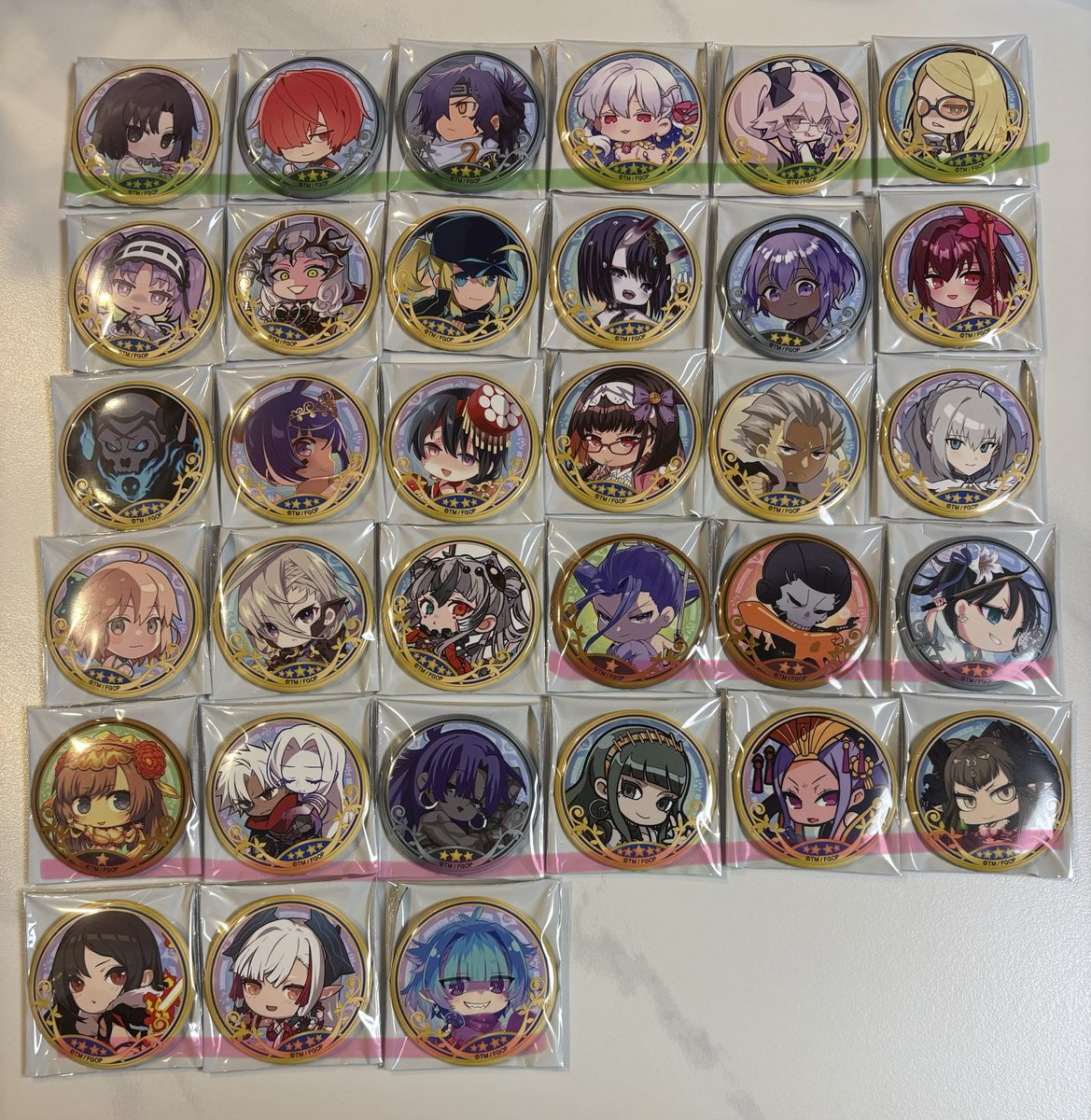 交換/譲渡】 FGO 最終再臨展 SD ミニキャラ缶バッジ アサシン 殺 譲