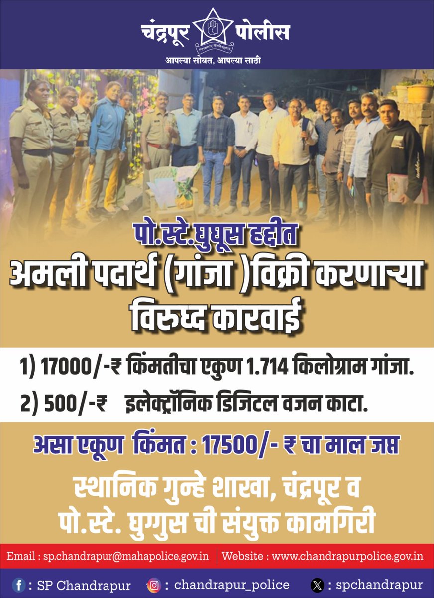 चंद्रपुर पोलीस Chandrapur Police tweet media