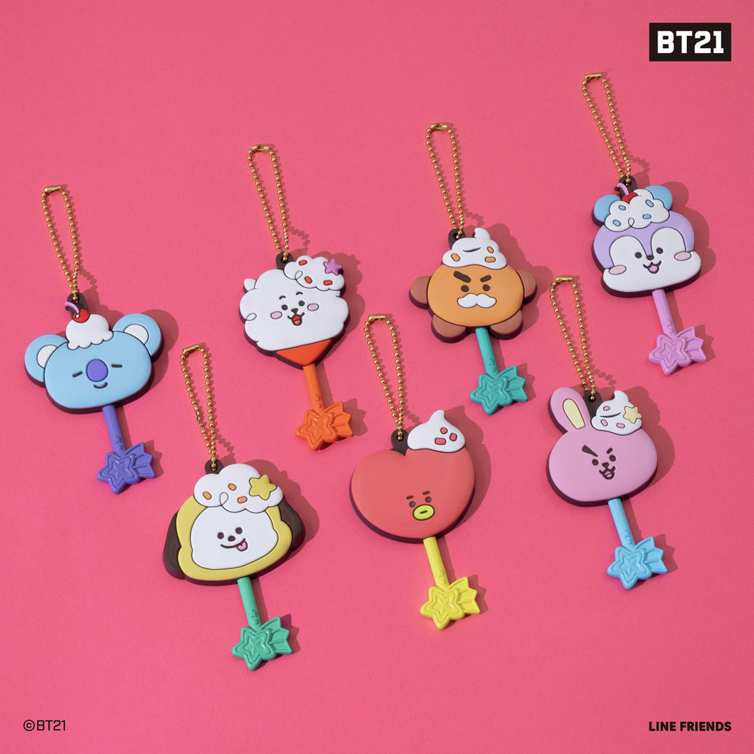 こんにちは😃
明日からこちらのBT21のチャーム探してみます！
買われた方教えて下さい！🥺

#BT21