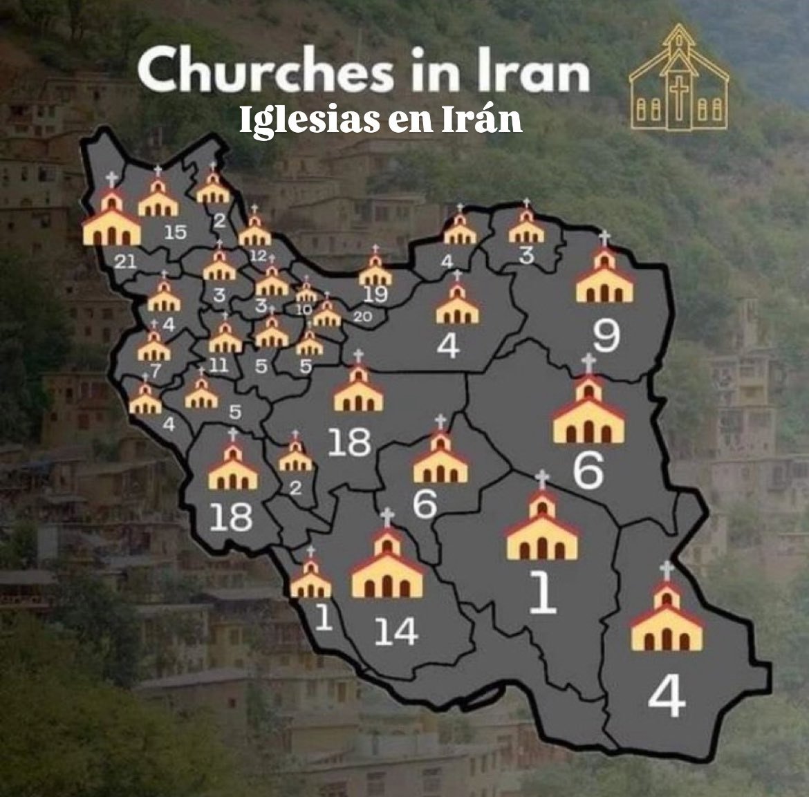Did you know that there are over 300,000 Christians living in Iran &amp; 200-300 Christian Churches?

Why is the media hiding this?