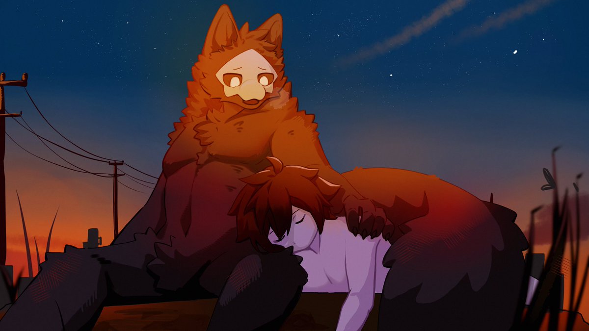 ...ねぇ、ニンゲン、キミも...幸せ  だよね？#chenged