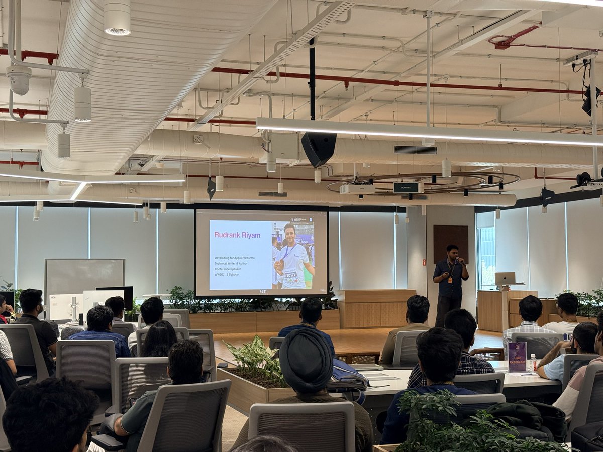 sinchanmaitri's tweet photo. @rudrank sharing his experience with agentic coding building https://t.co/pLI4HDpKbm - one of the fastest growing cli tools for the Apple platforms development https://t.co/FPFpf2eRrD