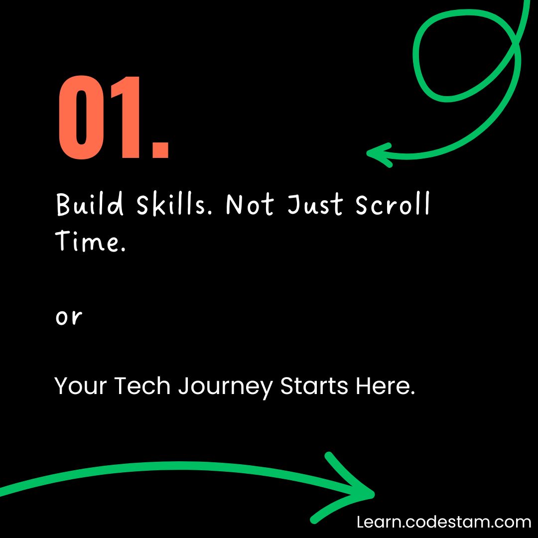 CodestamStore's tweet photo. This page is for people who want real tech skills — not just information overload.

If you want to grow in:
• Development
• AI
• Automation
• Digital skills

You’re in the right place. https://t.co/1pWx64RD7U