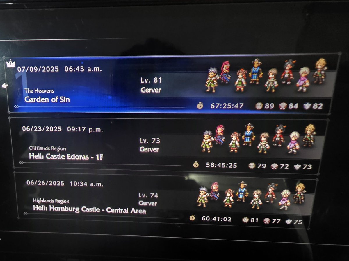 gerversarmiento's tweet photo. Octopath Traveler 0 (Switch) Done! https://t.co/xR6k1k2IpX