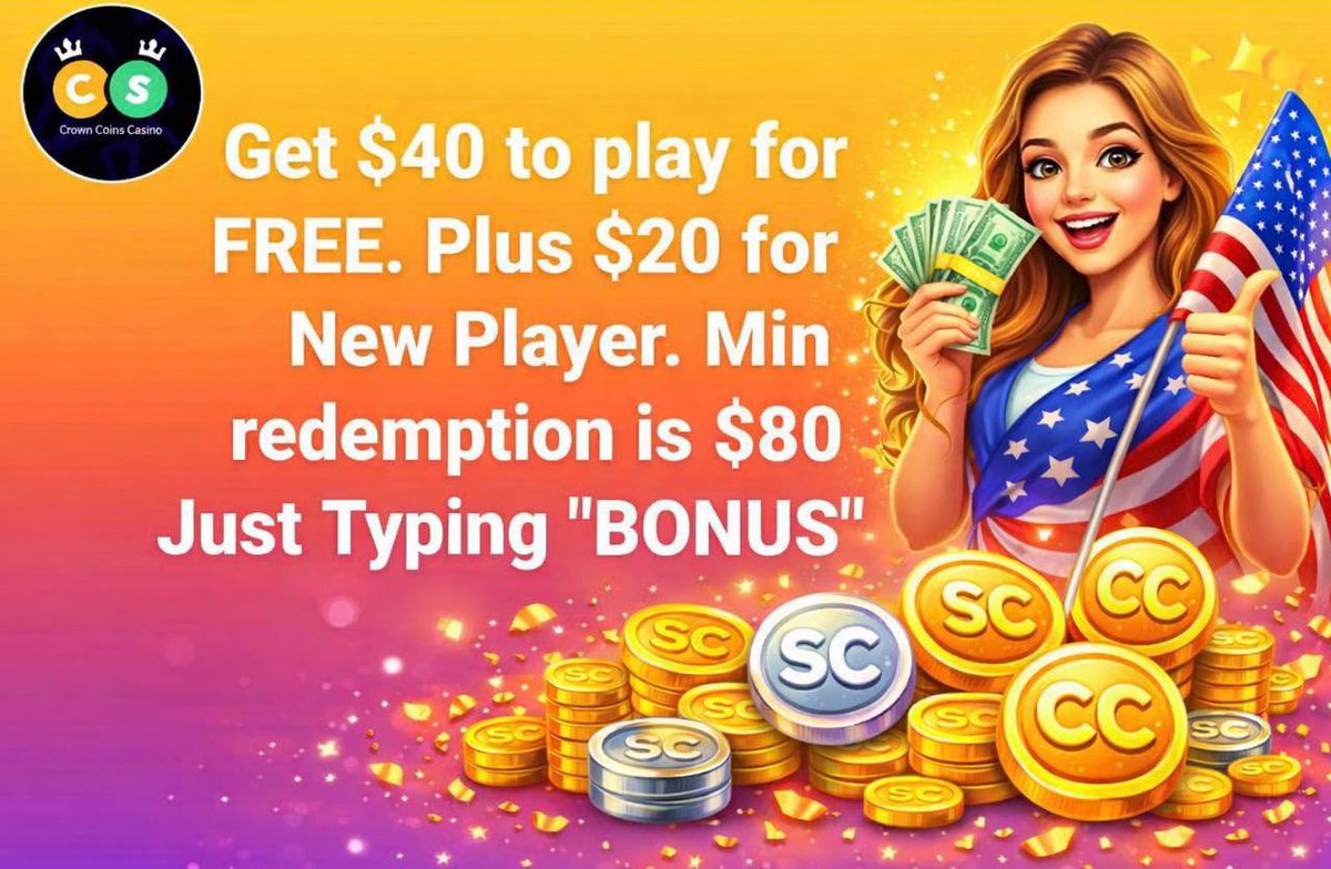 CrownCoins Casino Bonus tweet media