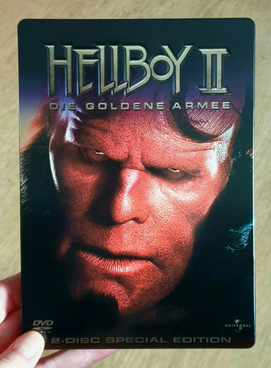 #Hellboy &amp; #HellboyIITheGoldenArmy are two fantastic action/horror/fantasy movies with great effects &amp; brilliant performances directed by the great #GuillermodelToro.
#RonPerlman #SelmaBlair #DougJones #JohnHurt #JeffreyTambor