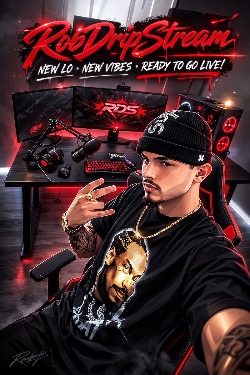 RobDripX's tweet photo. https://t.co/U1IrQMJ9n6
#twitchstreamer #twitch
#NewLo #Predecesser #Fortnite
#ReadytogoLIVE https://t.co/cbI8dY3wDJ