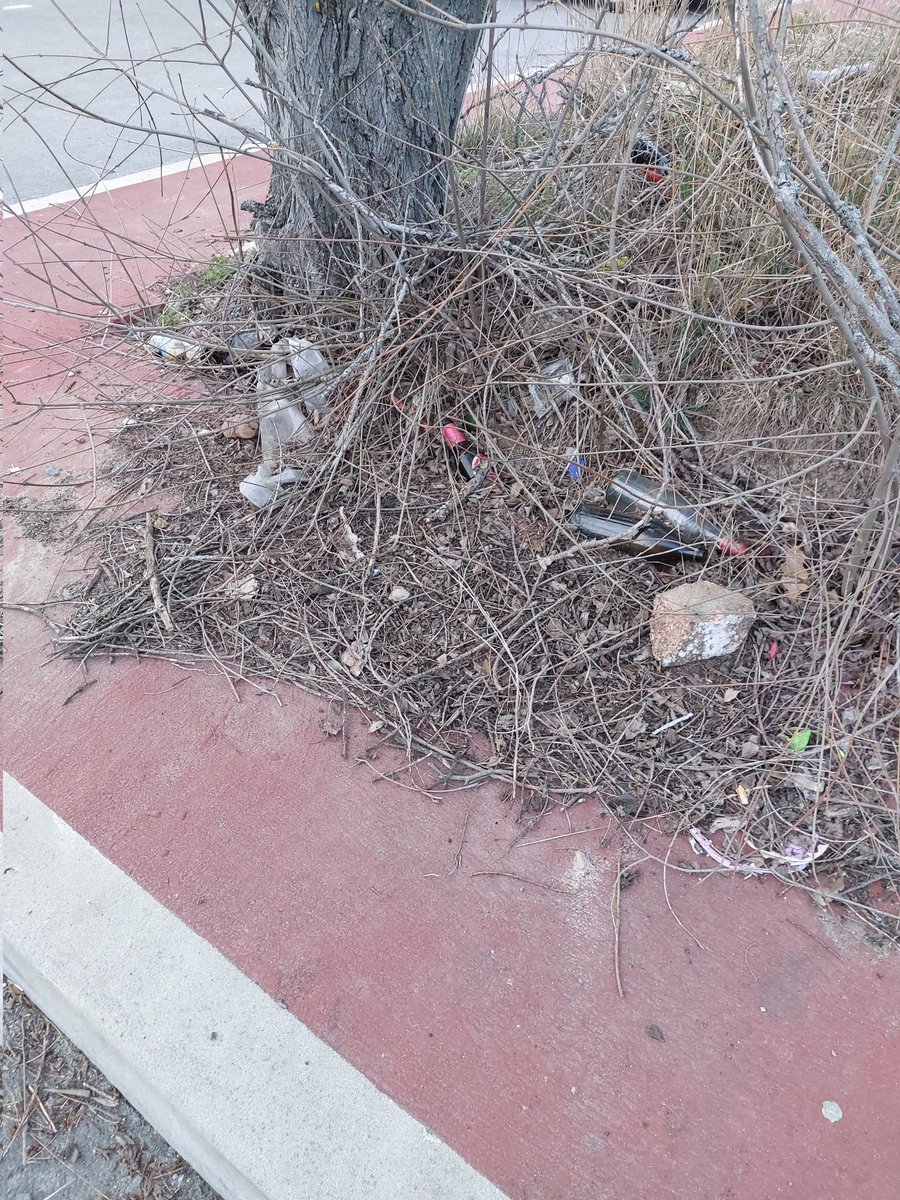 Vertidos y basura en la zona del paso canadiense del Polígono de la Encinilla. #Moralzarzal