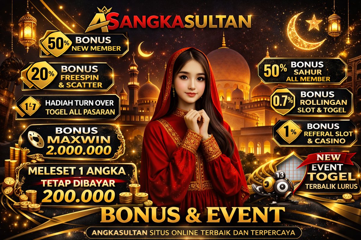 angkasultan's tweet photo. link utama :
https://t.co/eNy8K1vEcI

link alternatif :
https://t.co/ChBuVBO8LO
https://t.co/LKA64k3pc0

AKSES CEPAT :

KETIK DI GOOGLE 
https://t.co/1wMr2wJKP1 (pakai titik)
https://t.co/4ITPtuVTza (pakai titik)

#angkasultan #angkasultanlogin #angkasultandaftar #slotdepositqris https://t.co/pMpmhIB15H