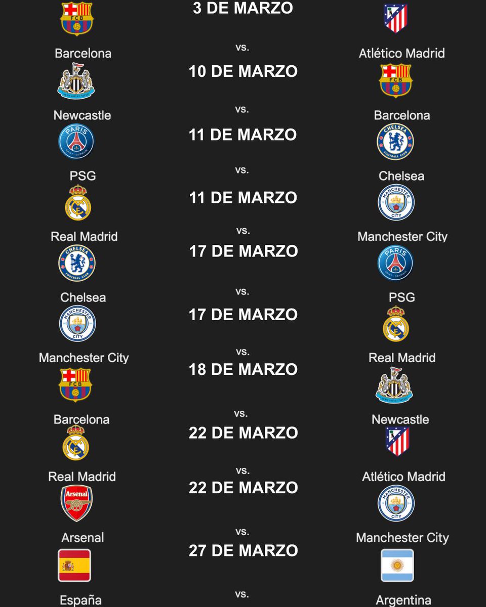 Ufff, lo que nos espera en el mes de marzo. HERMOSA LOCURA.