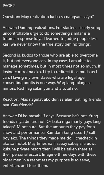 AlterOfan83223's tweet photo. Bilang isang alipin ay ginagawa nya lahat ng Magpapasaya sa kanyang Ama. Ganito daw ang paraan para mapatibay ang samahan nila.

Pages 1-3
Sender: Father's Follower

#ConfessionOfanAlter828
#Incest #fatherson https://t.co/2pfdHcT3bq