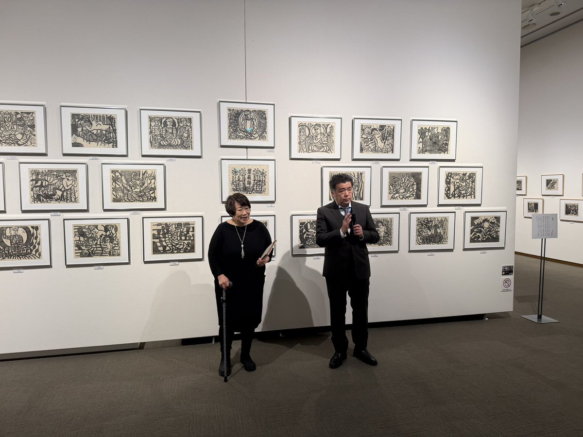 没後50年 深堀り！！ 棟方志功展 「東北経鬼門譜」は必見。 幅10