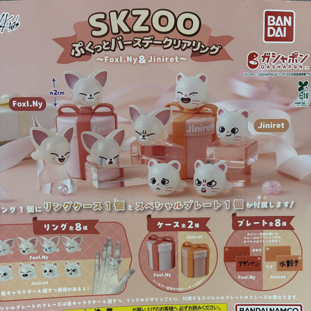 🚃2月28日(土)完売情報🚃 🎩SKZOO ぷくっとバースデークリアリング