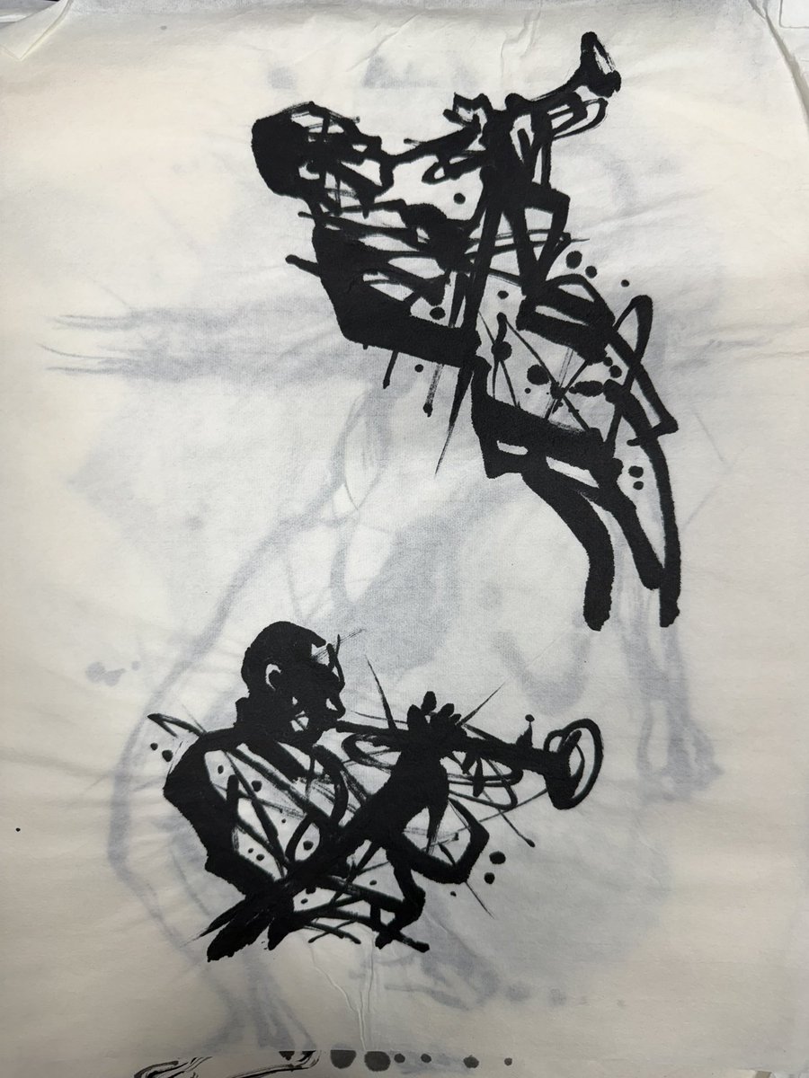 仕事orでは無い #墨絵 練習、下書き含め裏打ちしていない #墨絵