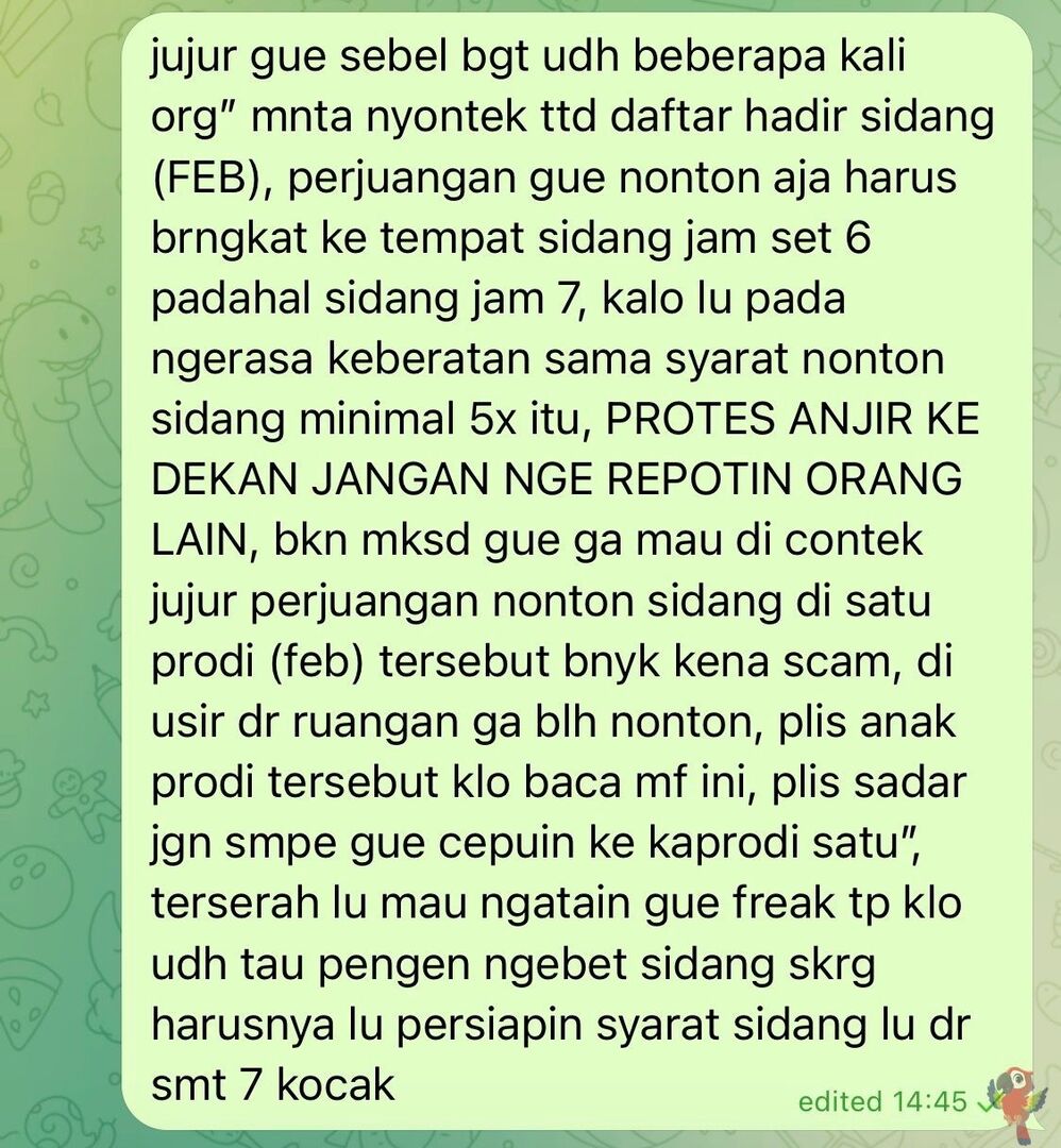 UNNES MENFESS🍌 tweet media