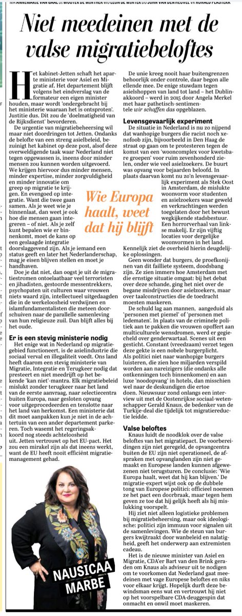 Raak stuk van <a href="/nausicaamarbe/">Nausicaa Marbe 🇺🇦🇩🇰🇬🇱</a> over het 'mislukte' EU-migratiepact waar Rob Jetten op vertrouwt

Het enige wat in NL op migratiegebied functioneert is de asielindustrie die sociaal verval en illegaliteit voedt 🎯
