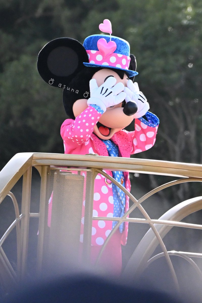 ミニーちゃんにメロメロ😍なミッキー観れるのもあと僅か…😌 ミニファン