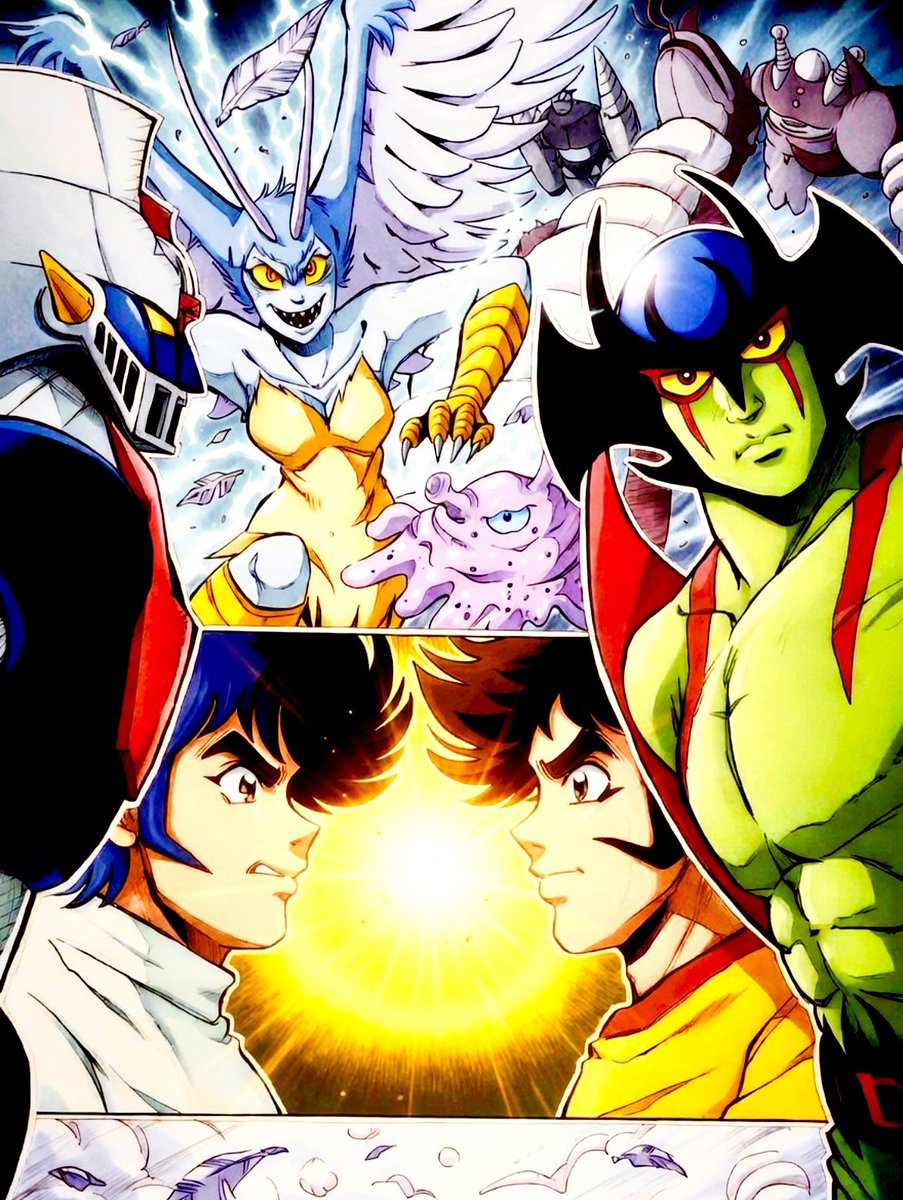 『マジンガーZ対デビルマン』🔥🔥🔥

⭐️1973年上映(東映まんがまつり)

わしが、ちょうど10歳の頃に上映された映画。
映画館で感動で震えながら観てました!😆

「マジンガーZは空の敵に弱い」
「オレならマジンガーZを空から攻めるね!」