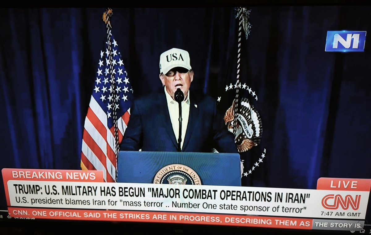 Tramp napao Iran 👀. Evo obećava veliku pobedu i sjajno vreme pred nama.