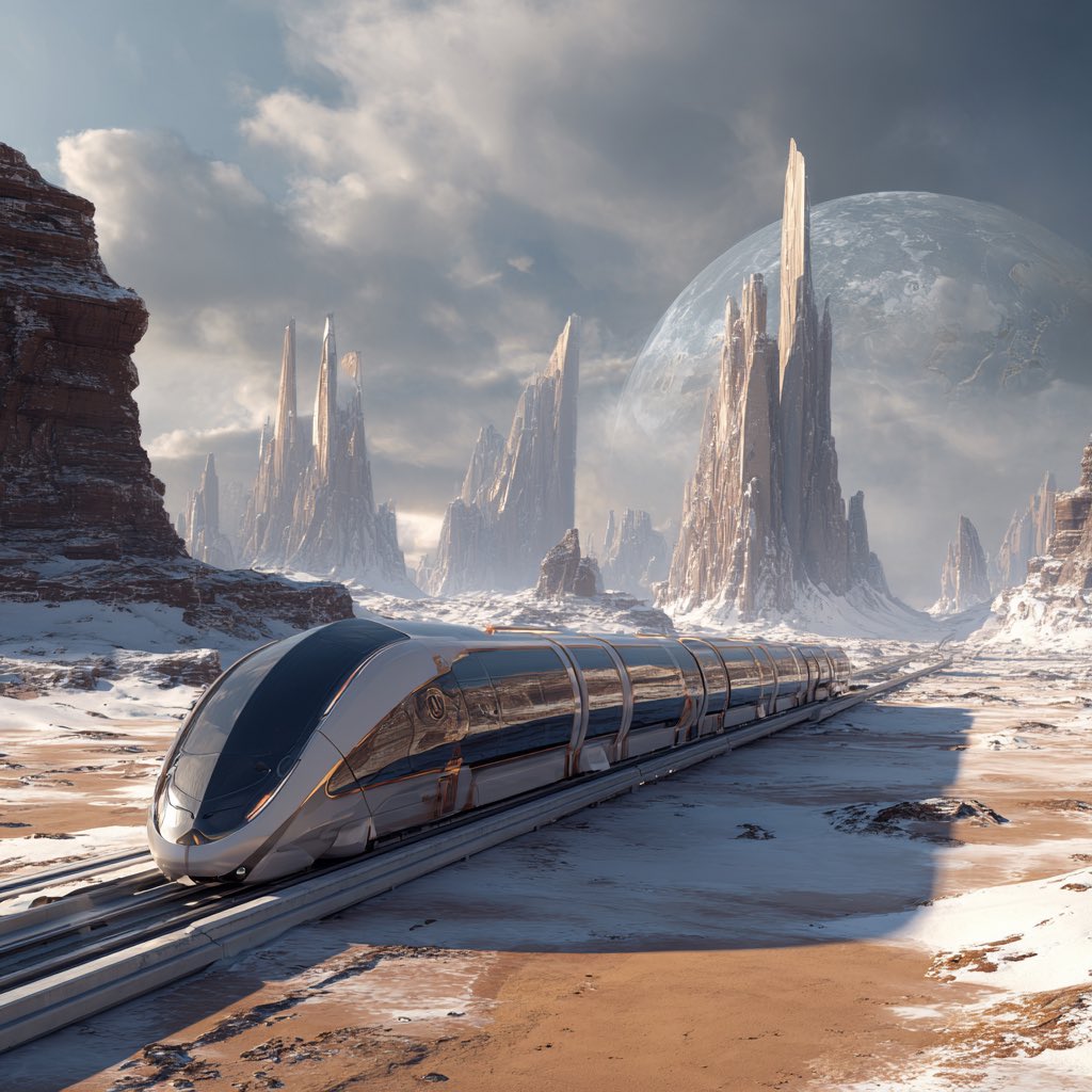 Unique930's tweet photo. QT your Train Art
#AIart #train #trainart #SciFiArt #scifi #aiartcommunity https://t.co/u5Ev5L7AhM