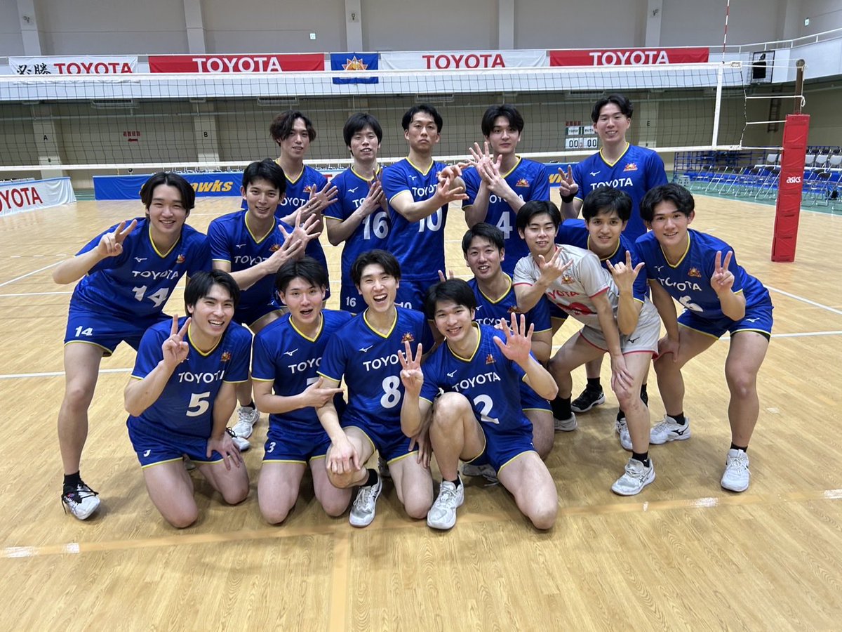 【🔥HOME GAMES🔥】
📍トヨタスポーツセンター第2体育館
🆚きんでんトリニティーブリッツ

2026.2.28(土) GAME1
1️⃣24-26⭐️
2️⃣⭐️25-23
3️⃣⭐️25-27
4️⃣22-25⭐️
5️⃣⭐️15-11
・勝ち🦅
通算成績 : 8勝17敗
VOM : #12 石黒拓未選手

応援ありがとうございました。🔥