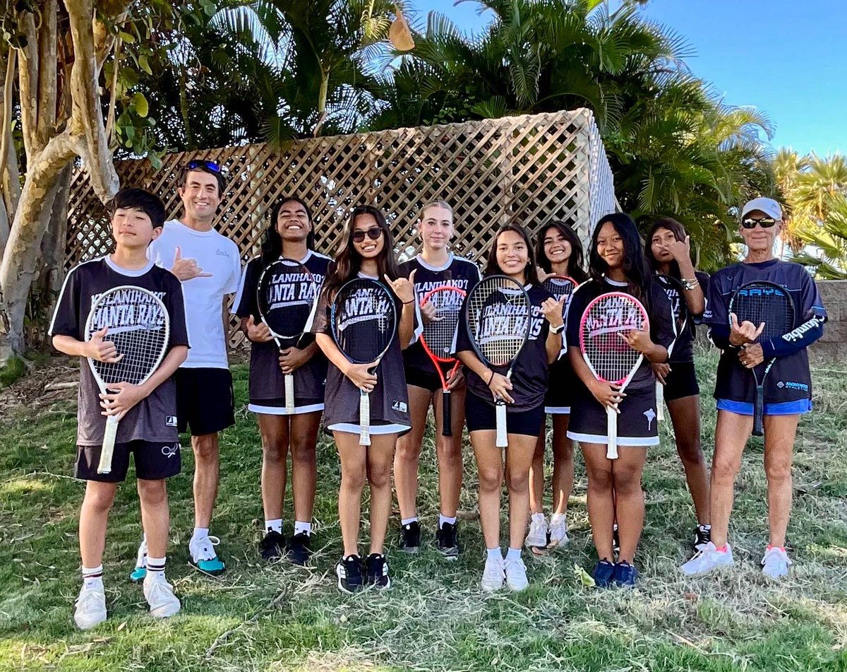 KHSMantaRays's tweet image. GOOD LUCK to our tennis athletes in their FIRST EVER match at Kamehameha Saturday at 9:30am. Come up the hill and cheer them on! #LetsGoRays #HistoryInTheMaking
