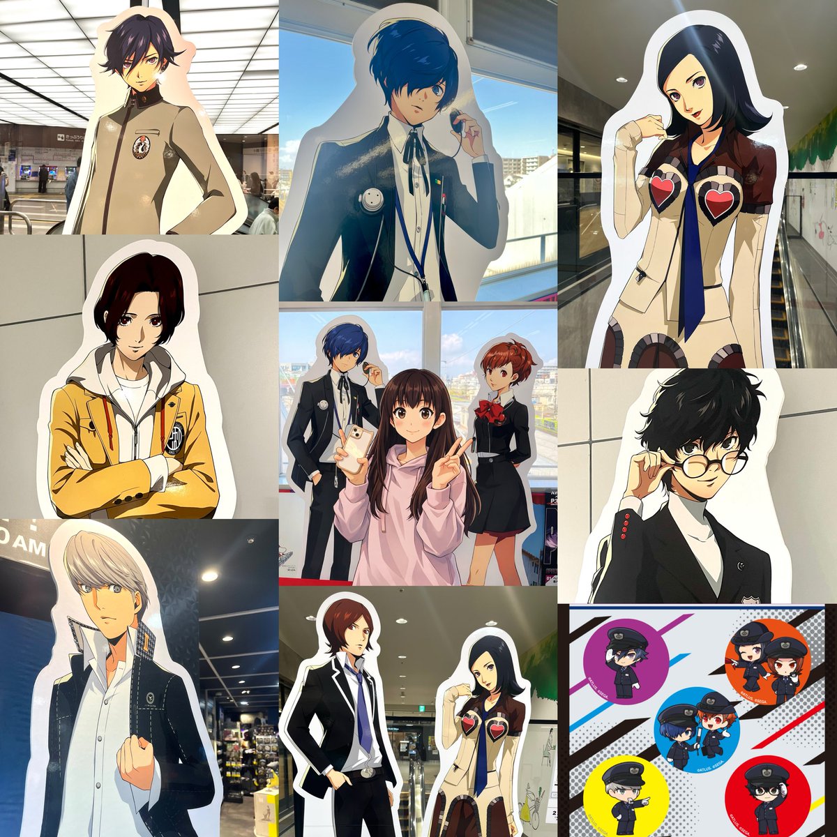 ペルソナ×京王電鉄コラボスタンプラリー この前密かに参加して全駅制覇