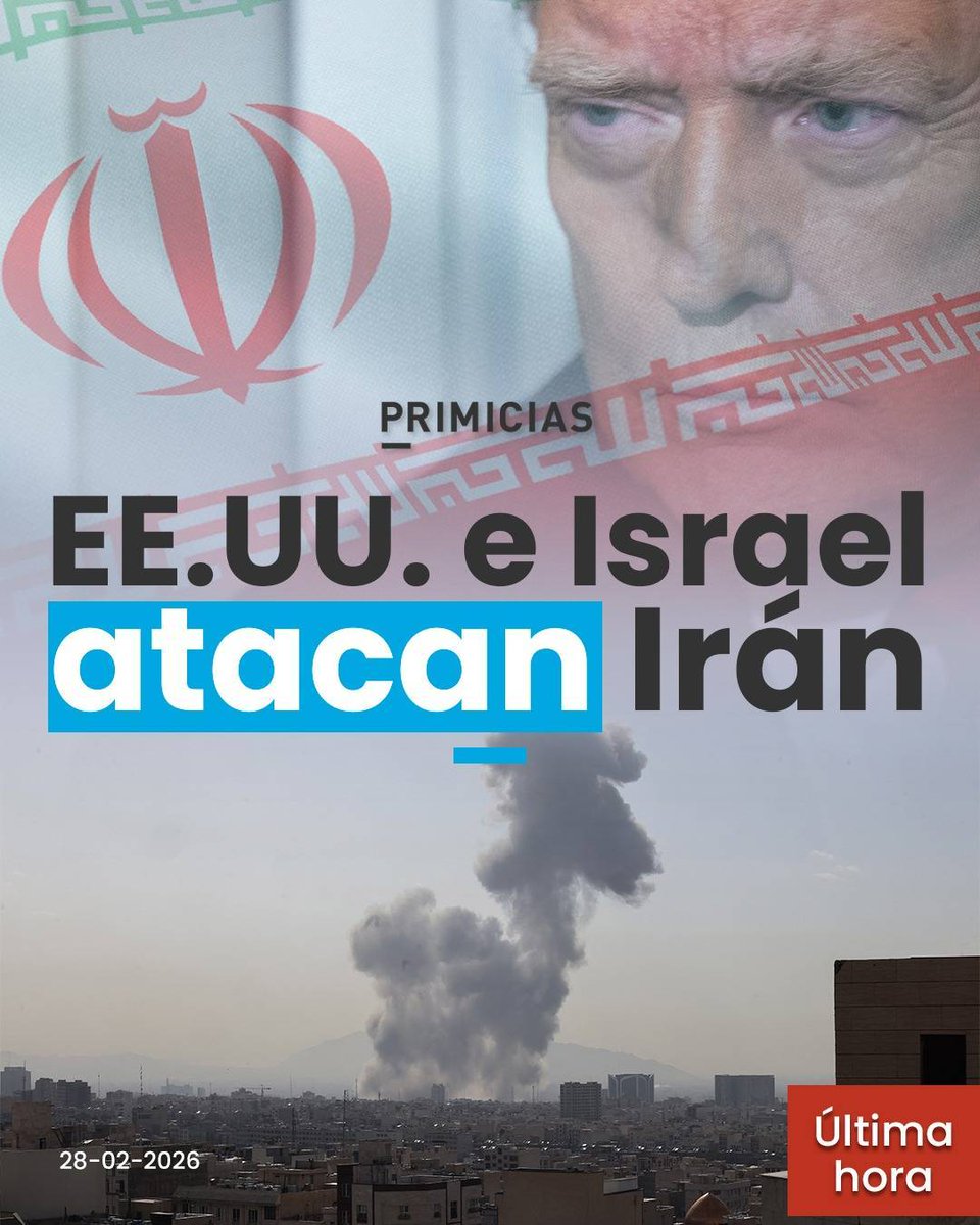 #URGENTE | El presidente Donald Trump confirmó que el Ejército de Estados Unidos ha comenzado un gran operativo de combate en Irán.  prim.ec/Nv8I50Ynmf3