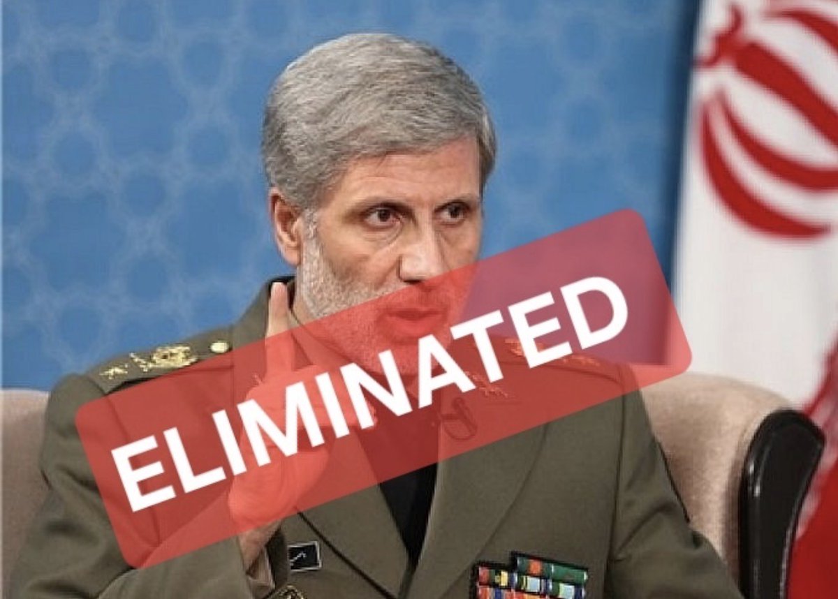 Amir Hatami, Islamic Republics Defense Minister, threatened to destroy Tel Aviv and Haifa. 

He’s been vaporized.