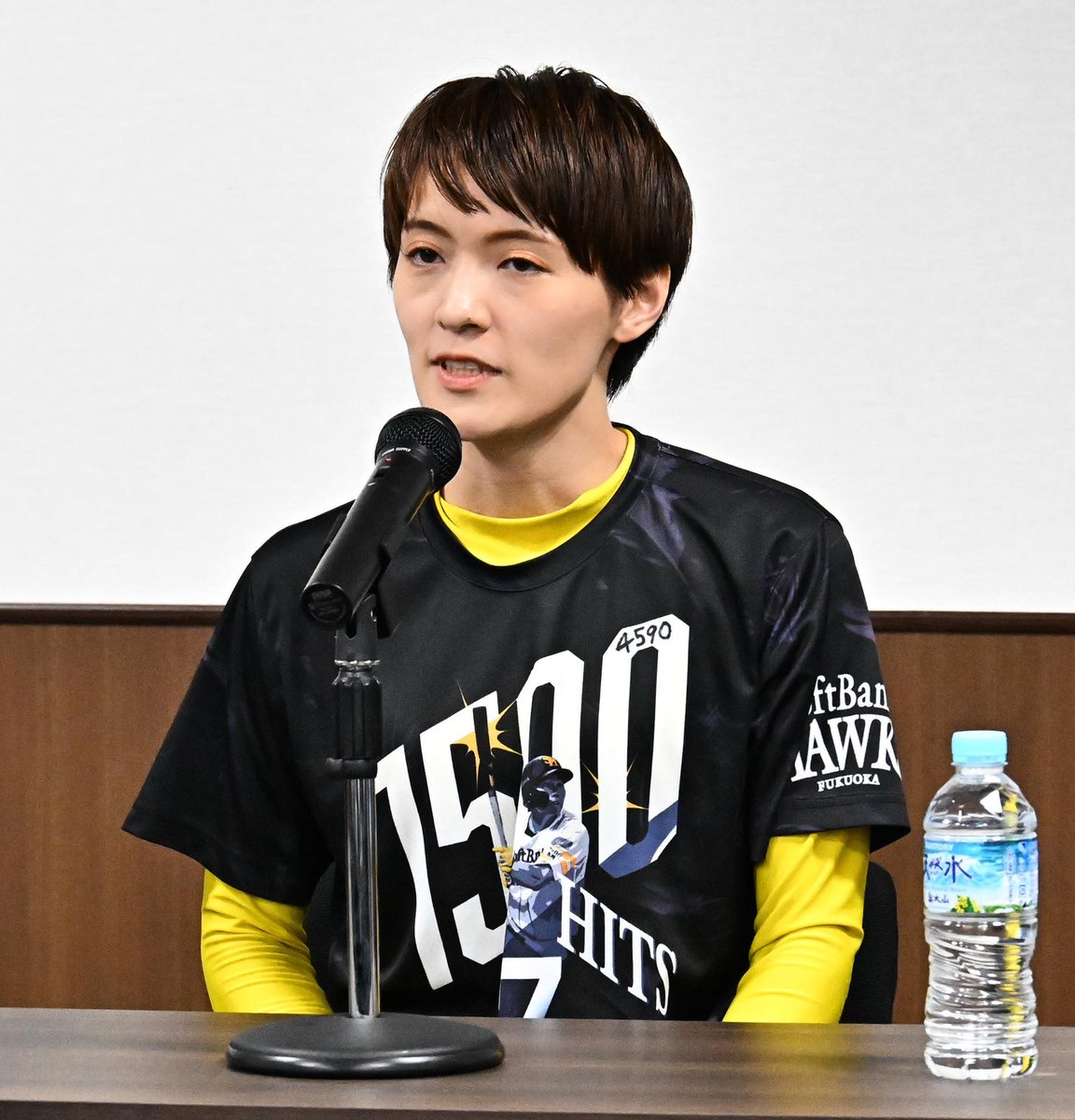 渡辺優美選手✨ ソフトバンク中村晃選手⚾️のTシャツ着て優出