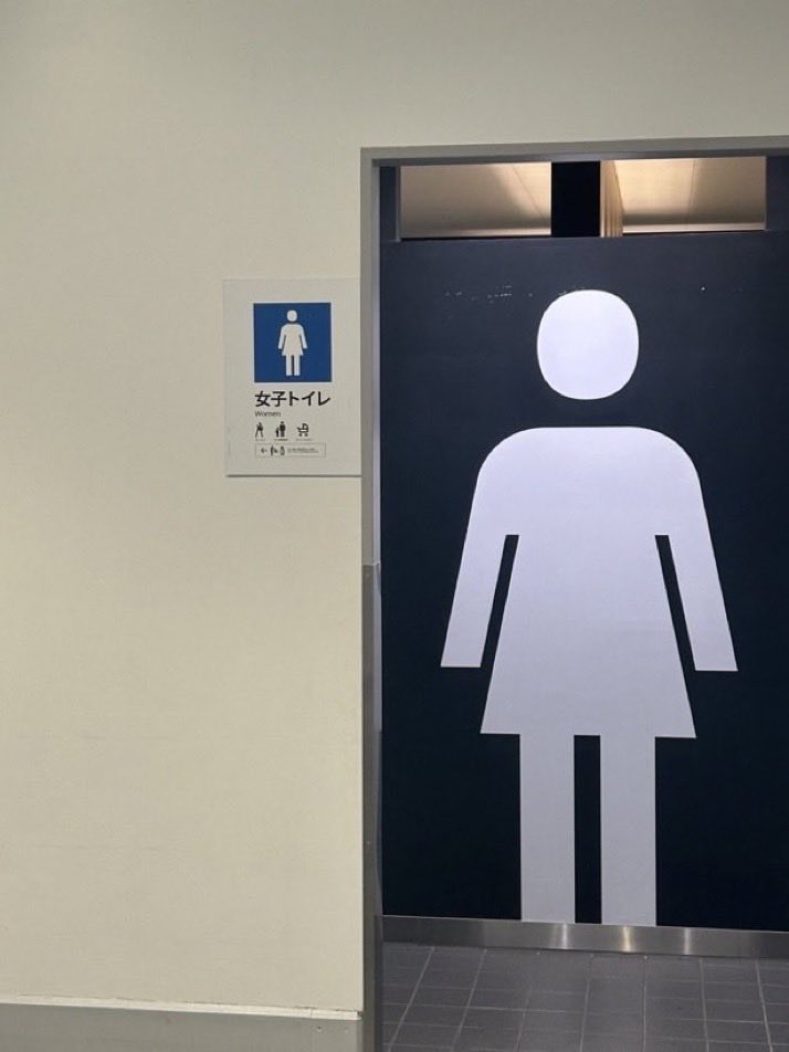 逆パターンで間違えたことある🥺 男子トイレなのにマークがピンクだっ
