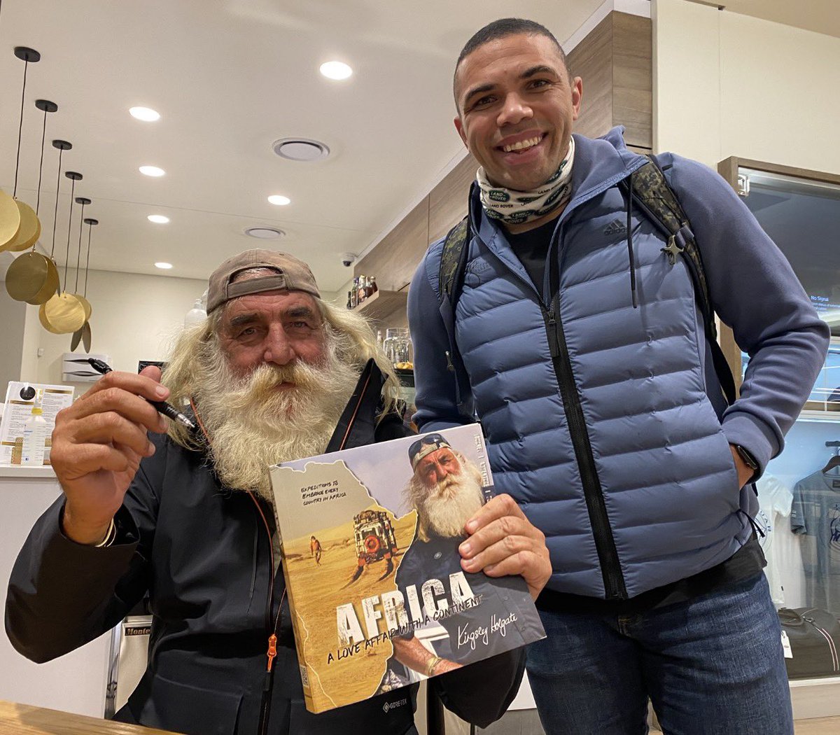 BryanHabana's tweet photo. Happy Birthday to The Man, The Legend, The Beard, Kingsley Holgate as he celebrates his 80th Birthday.
 
May you see many more, Mr Holgate and may you continue to inspire us through your adventures and their lasting impact on the communities you serve.

https://t.co/3V79yKAkYH

@KingsleyFoundat @defender