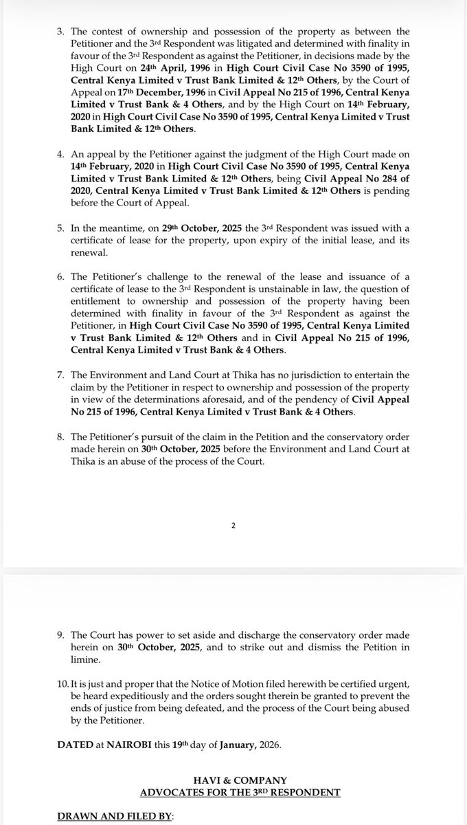 There being a delay of arrival by the water to wine converter, let me teach legal drafting. The Certificate of Urgency must be precise but with necessary information to enable the High Court Judge determine urgency, and propriety of an interim order in a minute.

During our entry