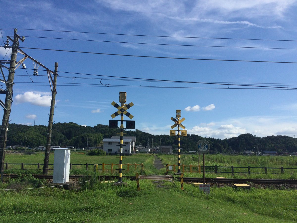 名鉄広見線　明智5号踏切
名鉄では数少なくなった第3種でしたが2022年に廃止されました。