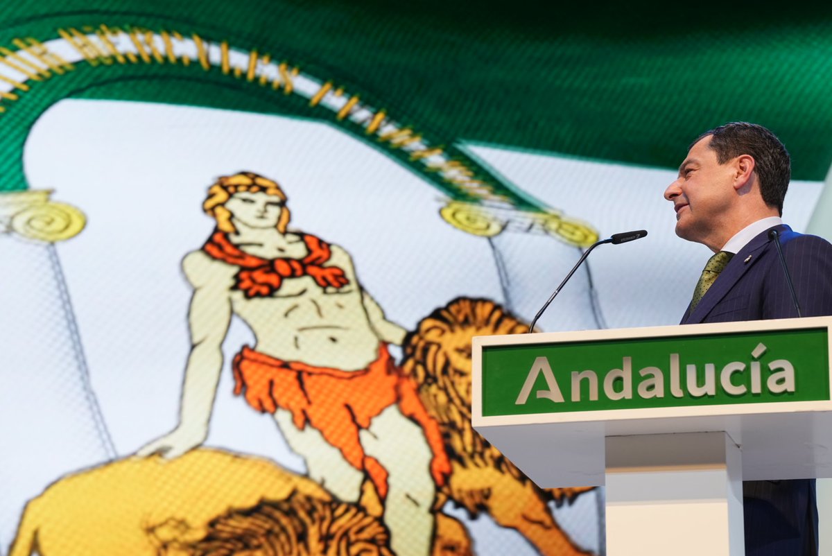 Andalucía siempre está a la altura y lo da todo.

Y estos Títulos y Medallas son buen ejemplo de esa Andalucía generosa, que aporta y se supera.

Son el mejor espejo donde mirarnos y reúnen muchas de las mejores virtudes de nuestra tierra.

📡<a href="/JuanMa_Moreno/">Juanma Moreno</a> | #28F #ConPasoSeguro