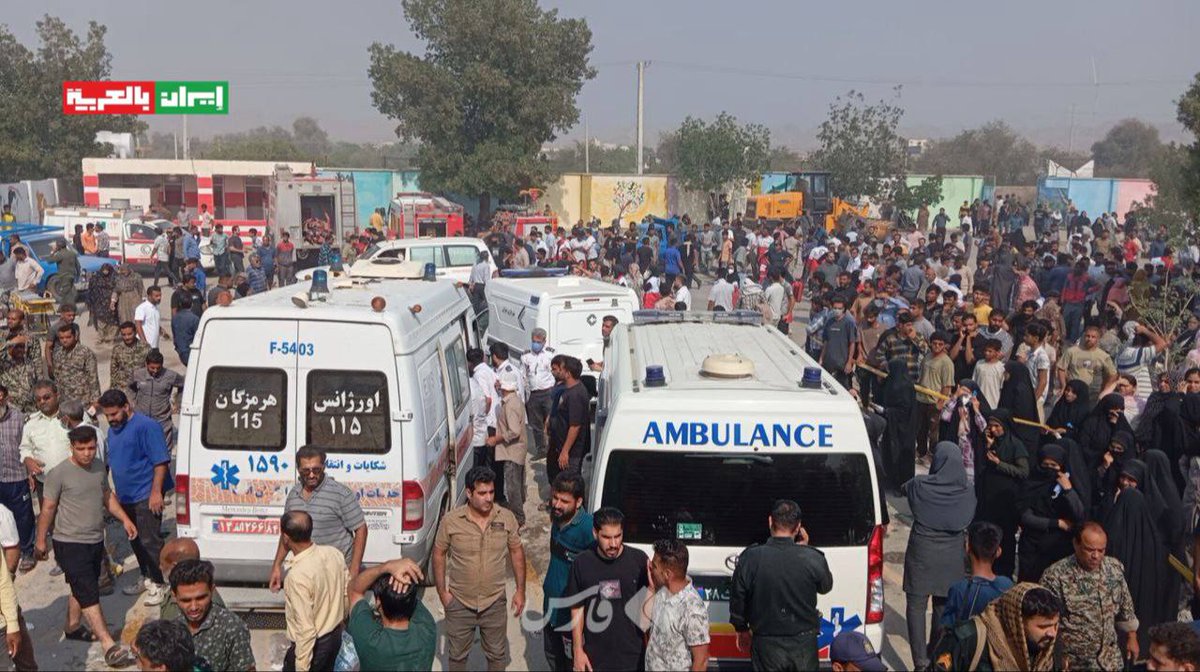 استمرار عمليات انتشال الطلبة الشهداء من داخل المدرسة المستهدفة في ايران