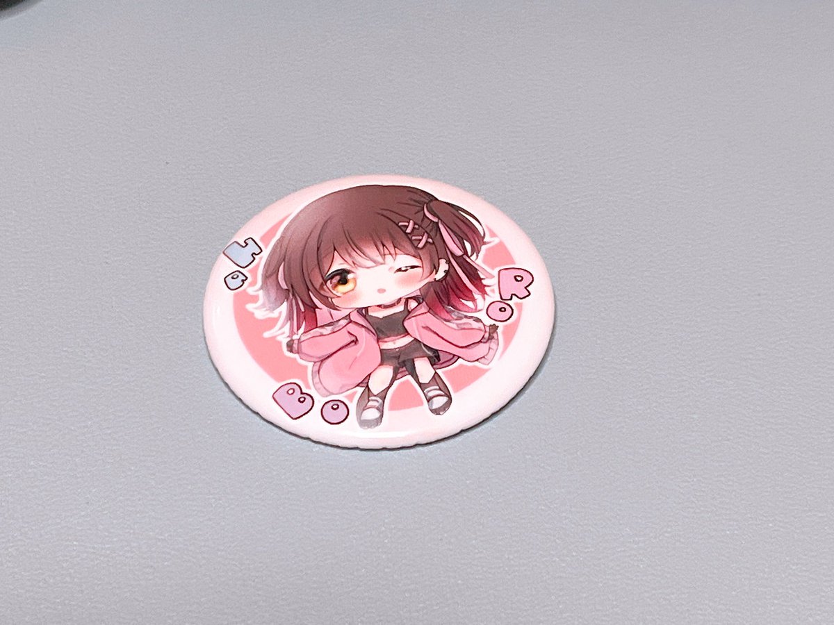 ロボ子さん缶バッジ届きました🙌✨