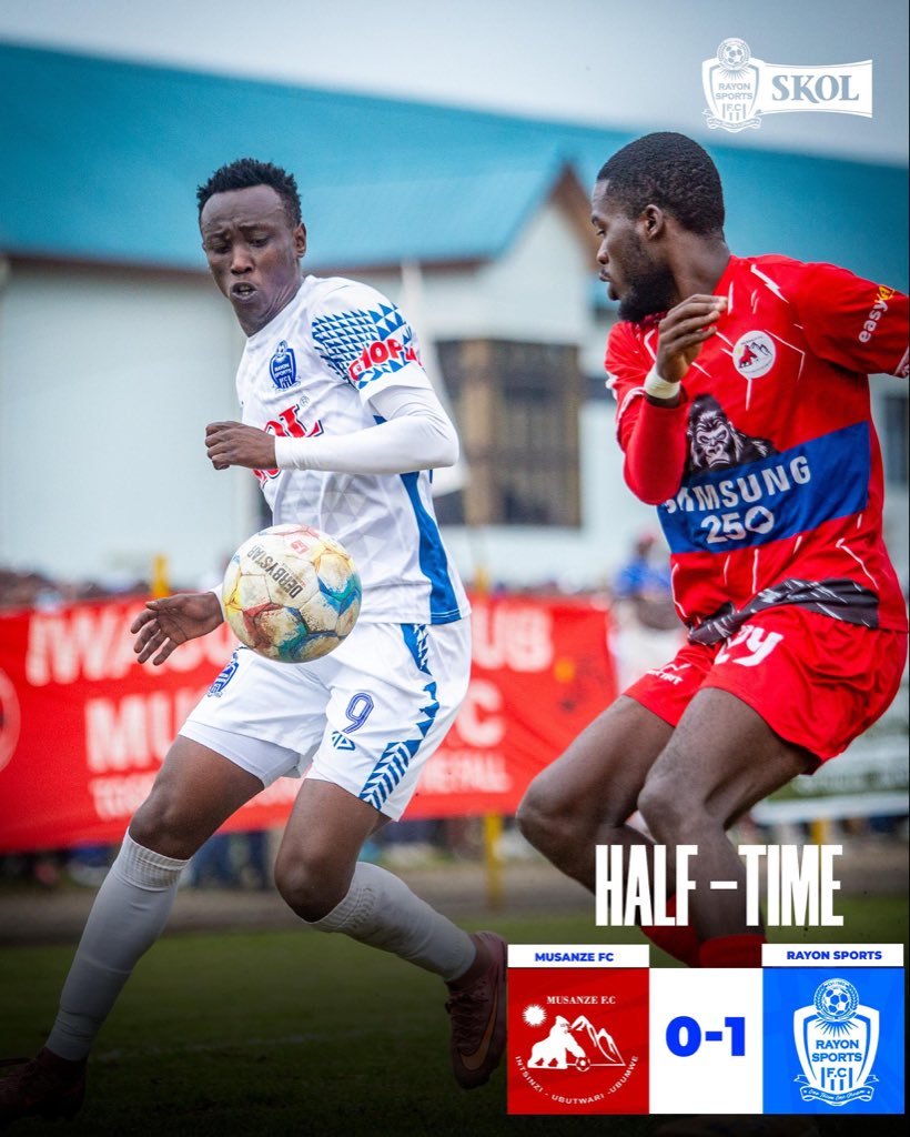 rayon_sports's tweet photo. #RPL || #MUSRAY

HT

Musanze 0-1 Rayon Sports 

Vigninou’s Goaaaaaaaaal Make us Lead https://t.co/cMZtWjS7CJ