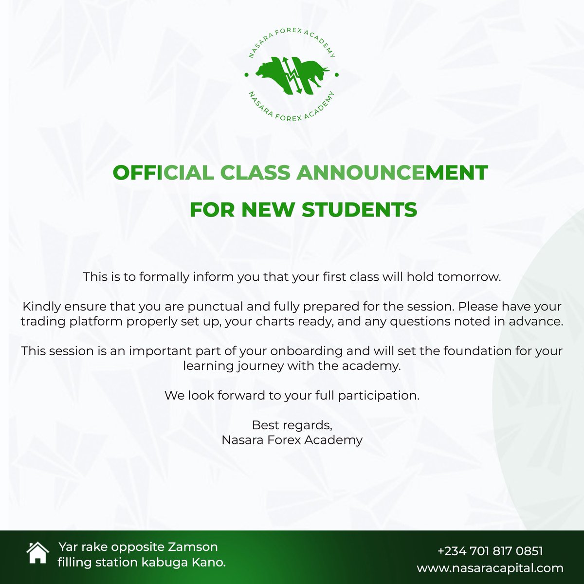 Nasara Forex Academy tweet media