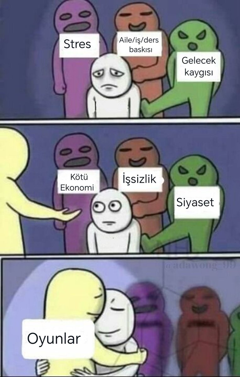 Oyunlar gerçek dünyanın acımasızlığından kısa bir süreliğine de olsa kaçınmak için tek çare.

Oyunlarımıza dokunmayın!

#İnternetimeDokunma
#OYUNUMADOKUNMA