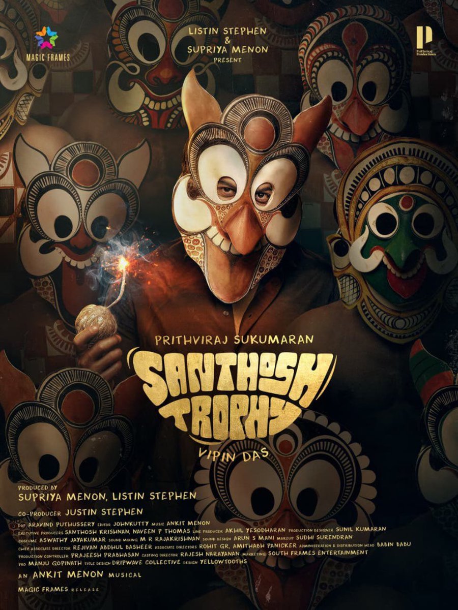 TamilDelight's tweet photo. #SanthoshTrophy First Look outnow.✨
#PrithvirajSukumaran #VipinDas #MagicFrames https://t.co/lU7ReCHmZW