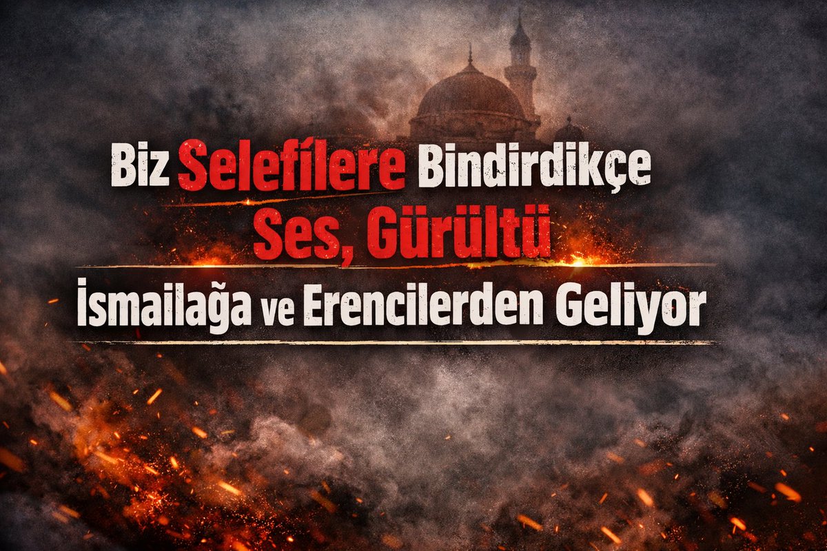 AhmedVedat1's tweet photo. Cübbeli Hocamıza Düşmansınız Diye Yanlış Safta Yer Tutmanızı Hangi Vicdanla Yaptınız?

❗️Bir hocaya olan öfkeniz, sizi nasıl olur da hakikatin karşısına sürükler?

❗️Bir şahsa kızdınız diye,
usûlü de mi terk ettiniz?

❗️Ehl-i Sünnet çizgisini de mi bir kenara bıraktınız?

❗️Cübbeli Hocamıza düşmanlık edeceksiniz diye aynı masaya kimlerle oturduğunuzu fark etmiyor musunuz?

📌Biz Selefîlere Bindirdikçe Ses, Gürültü İsmailağa ve Erencilerden Geliyor

Biz Selefîliğin tekfirci damarını, usûlsüzlüğünü, düşmanlığını eleştiriyoruz.

Ama ortalık ayağa kalkıyor…

Selefîlerden değil,
İsmailağa ve Erenci saflardan.

Bu nasıl bir refleks?

Selefîliği eleştiriyoruz, savunmaya geçen sizsiniz.
Niye bu telaş?
Niye bu öfke?

❗️Yoksa yıllardır “karşıyız” dediğiniz çizgiyle aranız sandığımız kadar mesafeli değil mi?

Demek ki söz, tam da yerine oturmuş.
Rahatsızlık, isabetin göstergesidir.
Çünkü taş, ancak hedefe değince ses çıkarır.