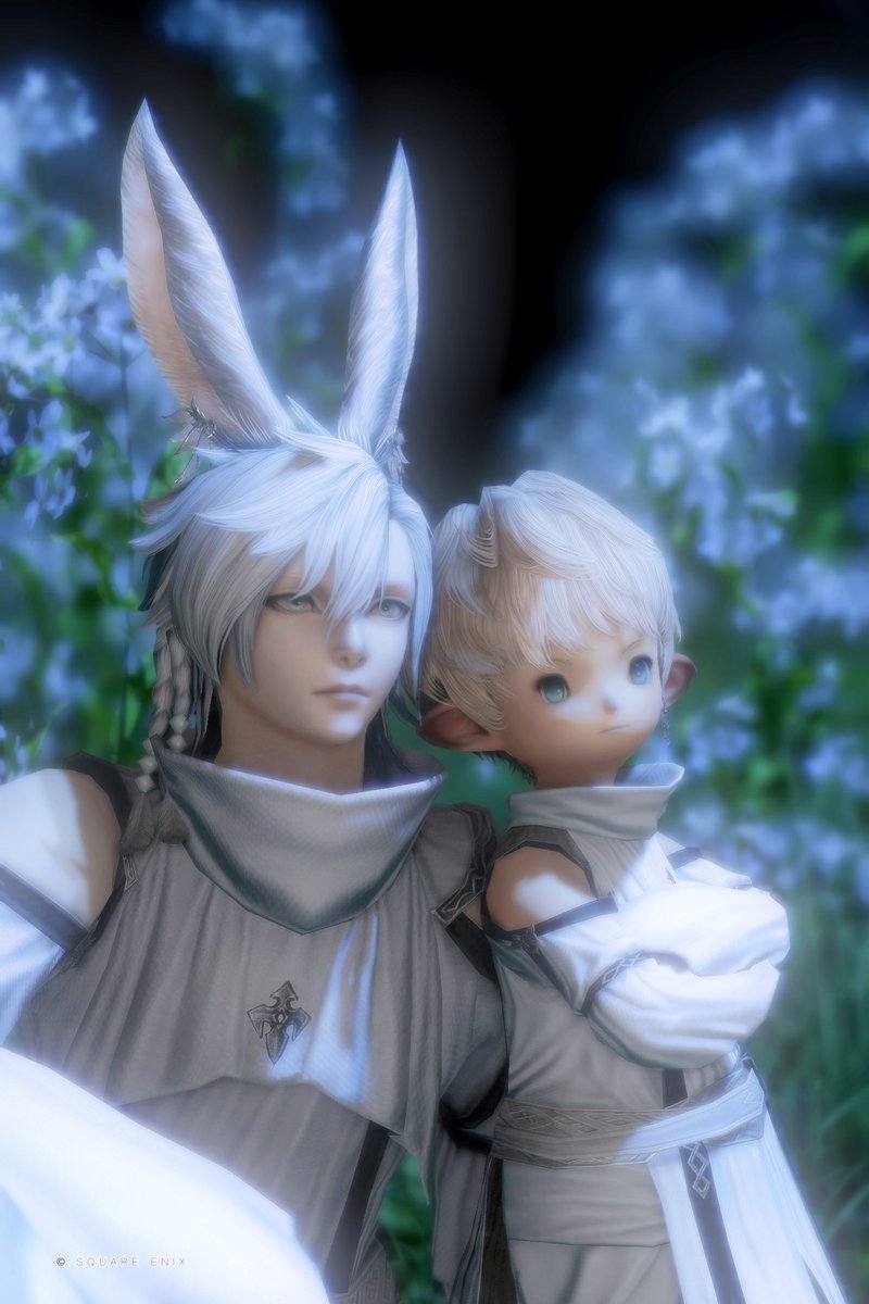 #FF14  ＃うさお　＃ララフェル 

ここは何度来てもいいなぁ🌿