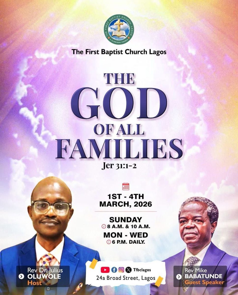tfbclagos's tweet photo. Special invitation from our Music Minister, Rev’d Johnson Adepoju. 

Get ready for an exceptional experience in the presence of God.  

Zoey 🔥🔥🔥 https://t.co/A32SK7QlRA
