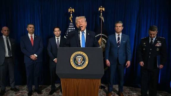 iranidaturan's tweet photo. Ignore all those losers who are now suddenly spewing venom or crying about how "Trump's attack was unauthorized," "Trump is a dictator," "he's out of control," or "he's a threat to democracy." Just let them cry.  

They were banking on the system's corruption to block the right thing from happening, and now they're total losers. They can’t do shit. Nobody takes them seriously.

Americans! You should be proud of this legendary man. Be proud of yourselves for staying awake and believing in him despite the avalanche of lies, propaganda, and vicious smear campaigns.

This is the man who, with intelligence, courage, and conviction, pulled America back from the brink. Remember if America falls, the world will follow.  

Without fear or hesitation، unlike all those weak, corrupt Western leaders, he stood tall and unapologetically behind truth and justice for Israel.  

He was smart enough and visionary enough to know exactly where the most important battle of our time is being fought: Iran.

A free Iran flips the entire global equation toward goodness and peace.  

A free Iran means lasting peace in the Middle East and the world.

Take pride in your accomplished President and in his brilliant, brave, and capable team: @marcorubio @PeteHegseth @StephenM