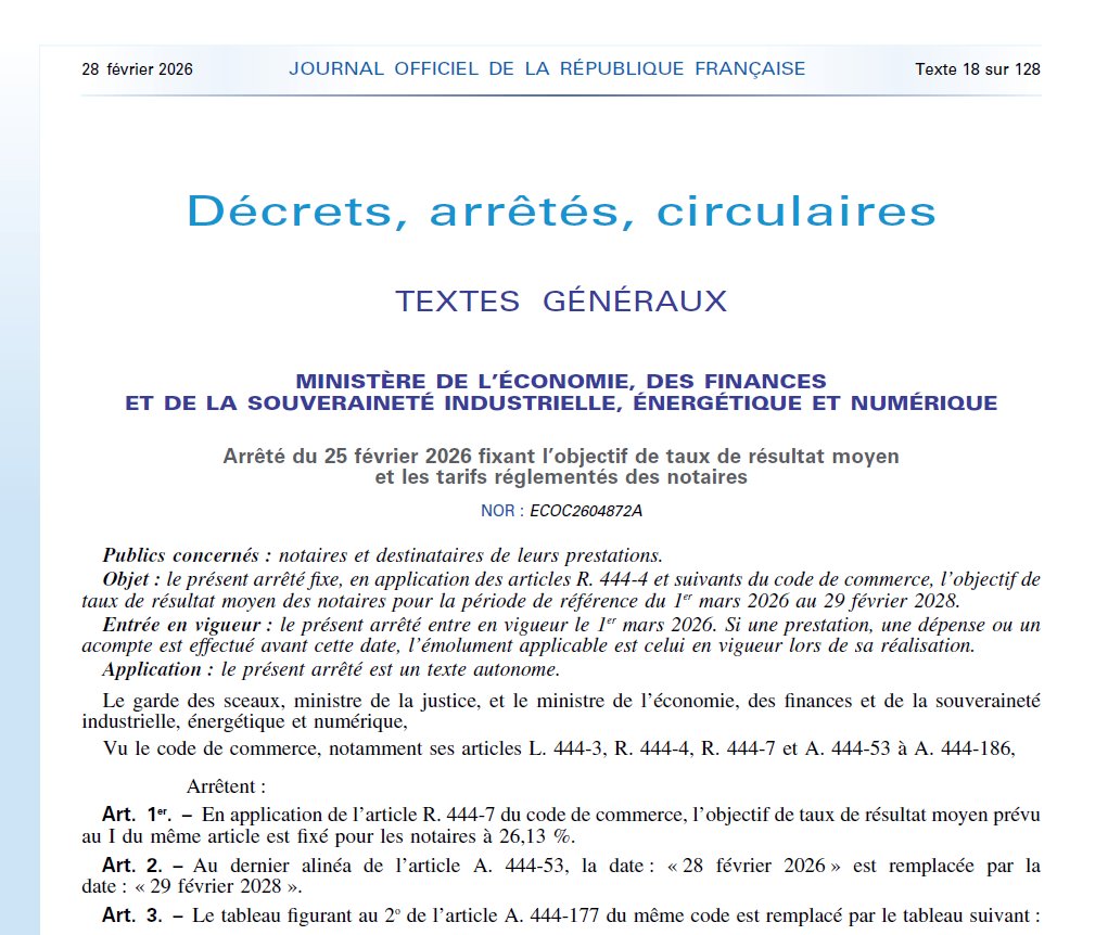 Notaires de France tweet media