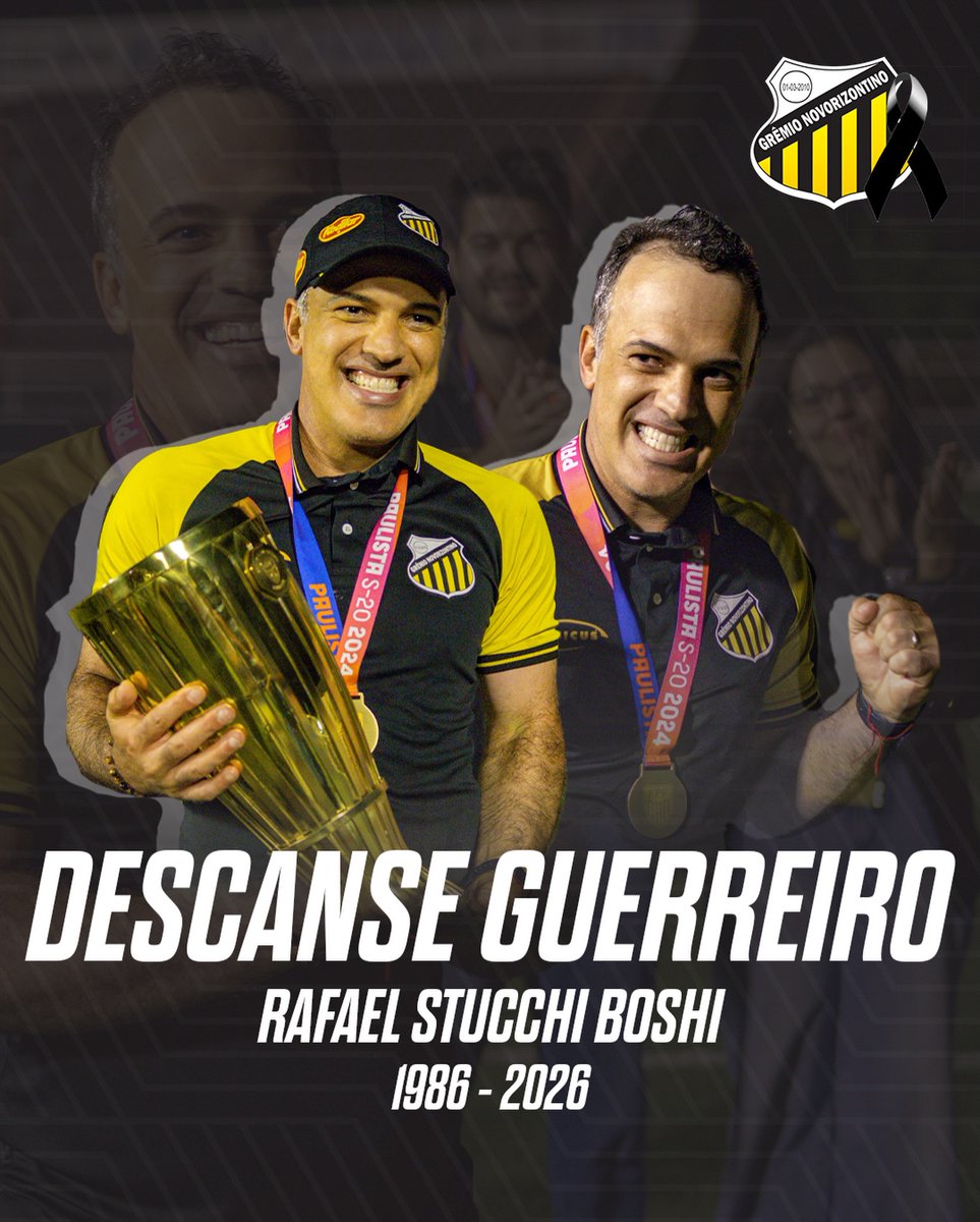 O Novorizontino enfrentará o Corinthians neste sábado, de luto. A equipe do interior paulista perdeu seu treinador do Sub-20, campeão paulista da categoria em 2024.

Rafael Stucchi, que na última década dedicou sua vida ao trabalho de base do clube e realizava uma garimpagem