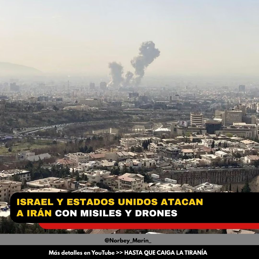 #28Feb Israel y Estados Unidos lanzaron una ofensiva conjunta contra Irán, ejecutando bombardeos estratégicos sobre Teherán y otros puntos del país con el objetivo de eliminar lo que calificaron como "amenazas de seguridad" y neutralizar el programa nuclear iraní. 

La operación,