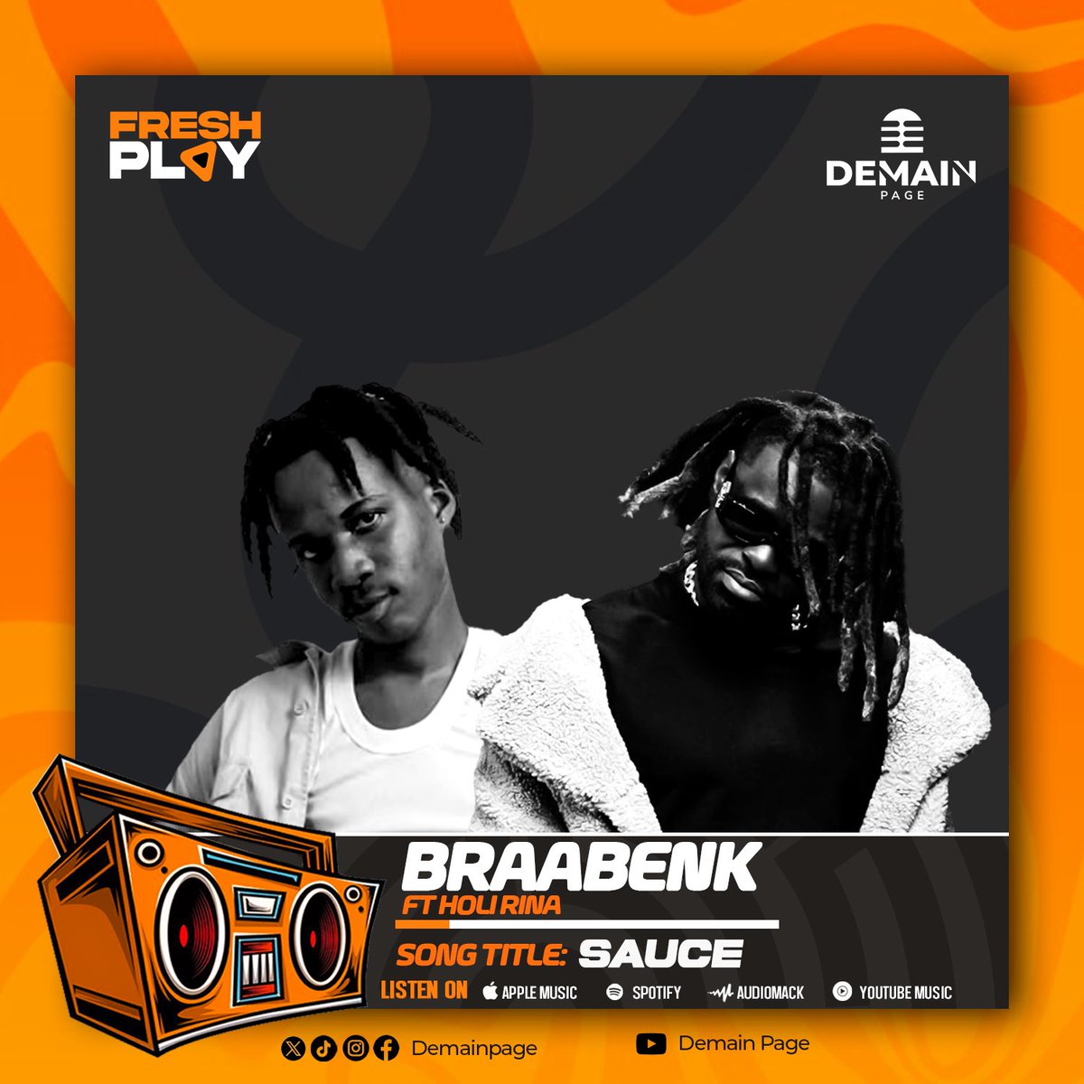 Fresh music #Freshplay 🔥

<a href="/BRAABENK/">VYB LOD</a> ft <a href="/holyrina98/">BIG ONE</a>